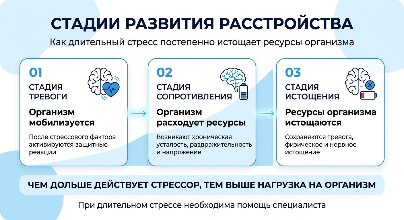 Лечение стресса в Белёве инфографика
